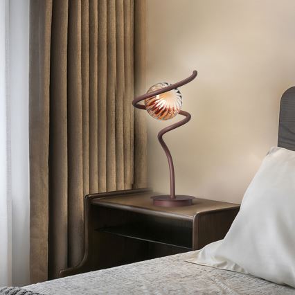 ONLI - Bordslampa FRIDA 1xG9/10W/230V 42 cm koppar