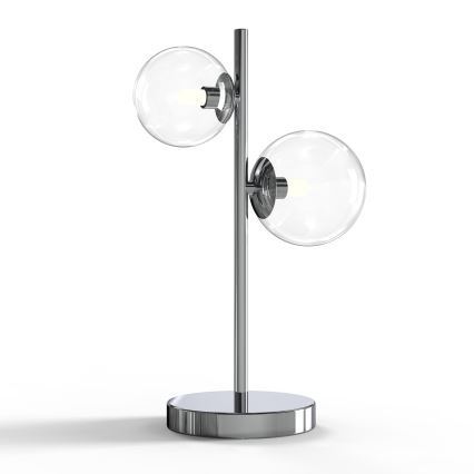 ONLI - Bordslampa KIMBERLY 2xG9/6W/230V 40 cm polerad krom