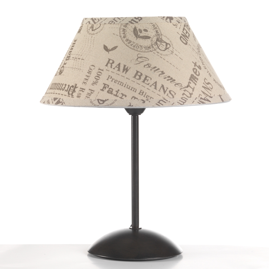 ONLI - Bordslampa MAIDA 1xE27/15W/230V 38 cm brun