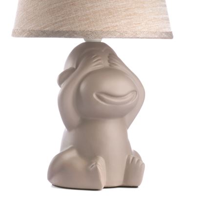 ONLI - Bordslampa MONKEY 1xE14/6W/230V brun