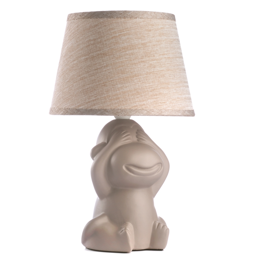 ONLI - Bordslampa MONKEY 1xE14/6W/230V brun