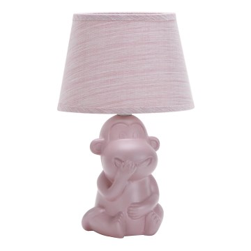 ONLI - Bordslampa MONKEY 1xE14/6W/230V rosa