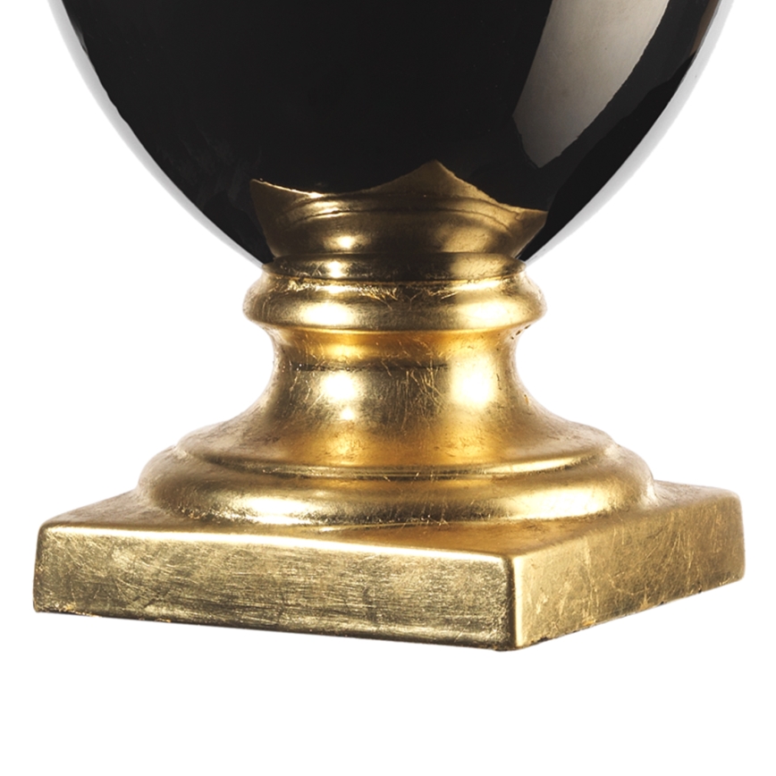 ONLI - Bordslampa MOZART 1xE27/22W/230V svart/guld 75 cm