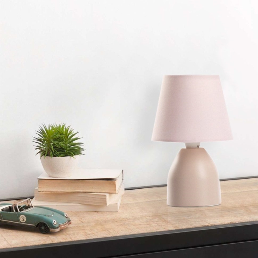 ONLI - Bordslampa NANO 1xE14/6W/230V rosa 19 cm