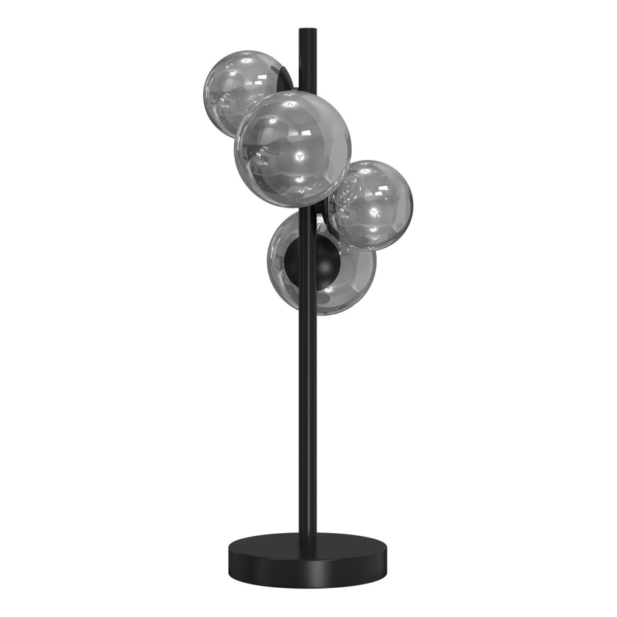ONLI - Bordslampa PALOMA 4xG9/10W/230V 48 cm svart/rökig