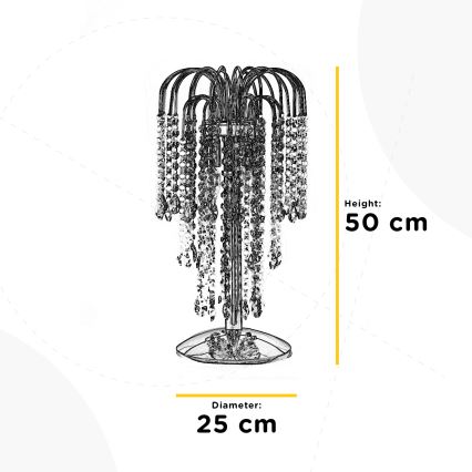ONLI - Bordslampa PIOGGIA 2xE14/6W/230V guld 50 cm