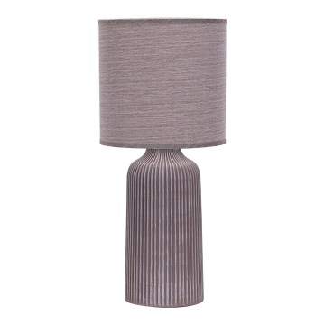 ONLI - Bordslampa SHELLY 1xE27/22W/230V brun 45 cm
