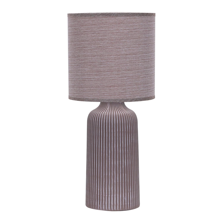 ONLI - Bordslampa SHELLY 1xE27/22W/230V brun 45 cm