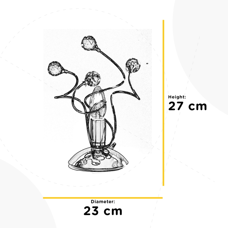 ONLI - Bordslampa TRILLY 1xE14/6W/230V