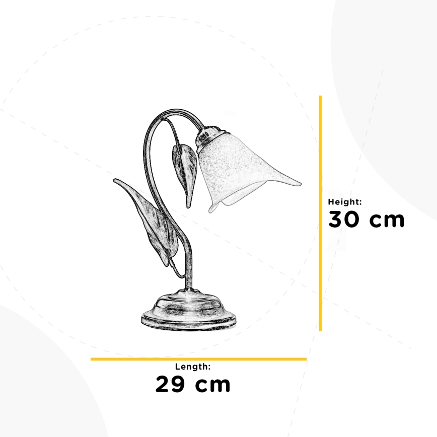 ONLI - Bordslampa VANDA 1xE14/6W/230V