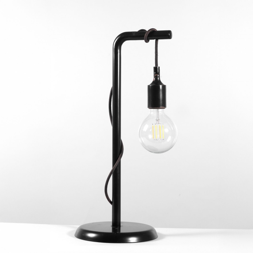 ONLI - Bordslampa WIRE 1xE27/15W/230V 50 cm svart
