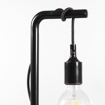 ONLI - Bordslampa WIRE 1xE27/15W/230V 50 cm svart