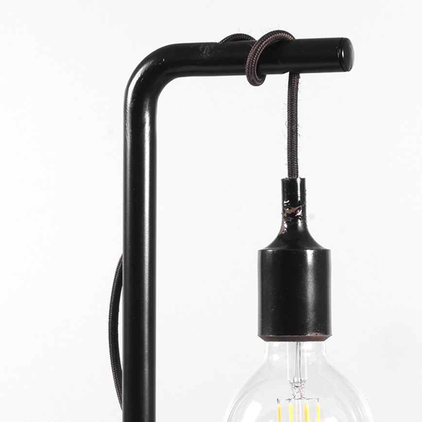 ONLI - Bordslampa WIRE 1xE27/15W/230V 50 cm svart