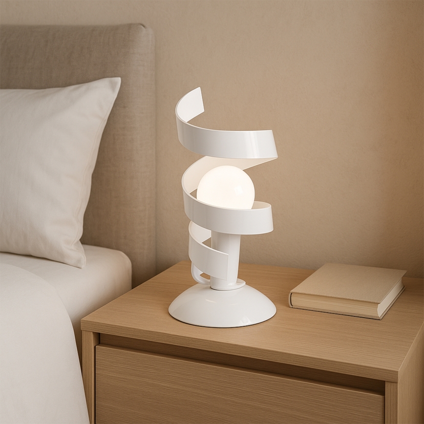 ONLI - Bordslampa ZOE 1xE14/6W/230V 22 cm vit