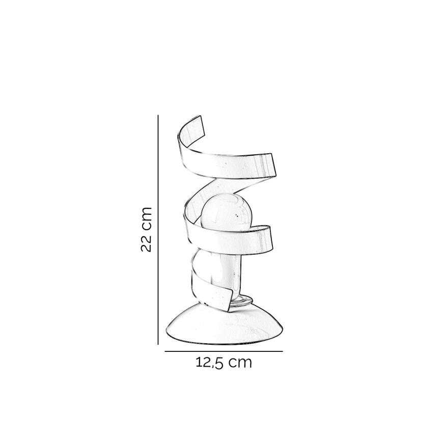 ONLI - Bordslampa ZOE 1xE14/6W/230V 22 cm vit