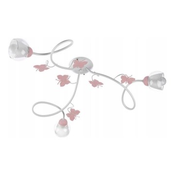 ONLI - Fäst ljuskrona för barn BUTTERFLY 3xE14/6W/230V