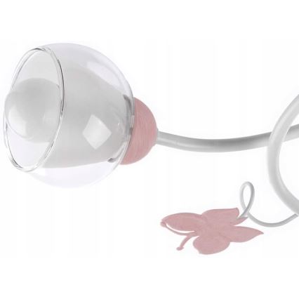 ONLI - Fäst ljuskrona för barn BUTTERFLY 3xE14/6W/230V