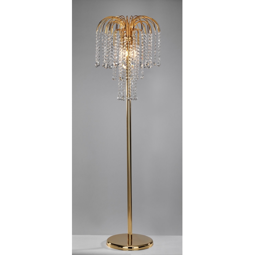 ONLI - Golv lampa PIOGGIA 3xE14/6W/230V guld
