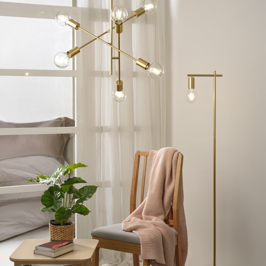 ONLI - Golvlampa CROSS 1xE27/22W/230V
