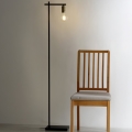 ONLI - Golvlampa CROSS 1xE27/22W/230V svart/mässing