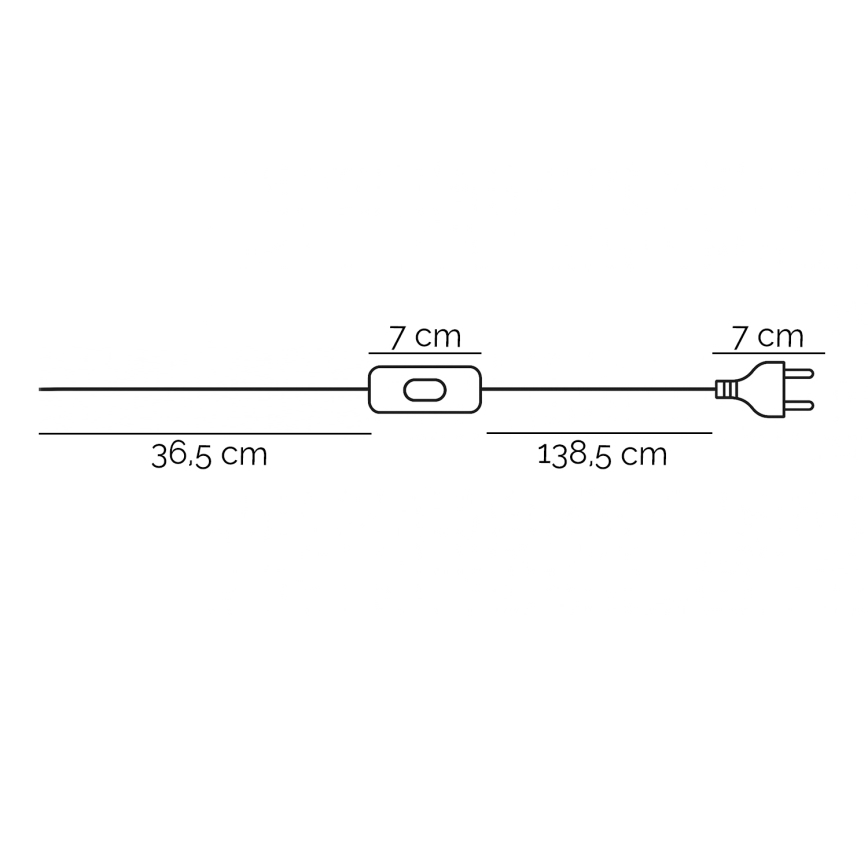 ONLI - Golvlampa CROSS 1xE27/22W/230V svart/mässing