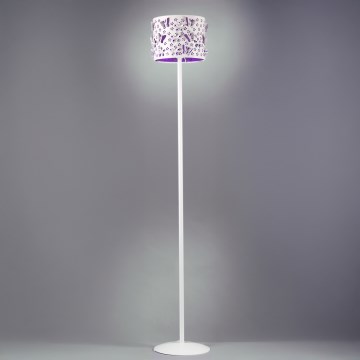 ONLI - Golvlampa TITILLA 1xE27/22W/230V lila/vit