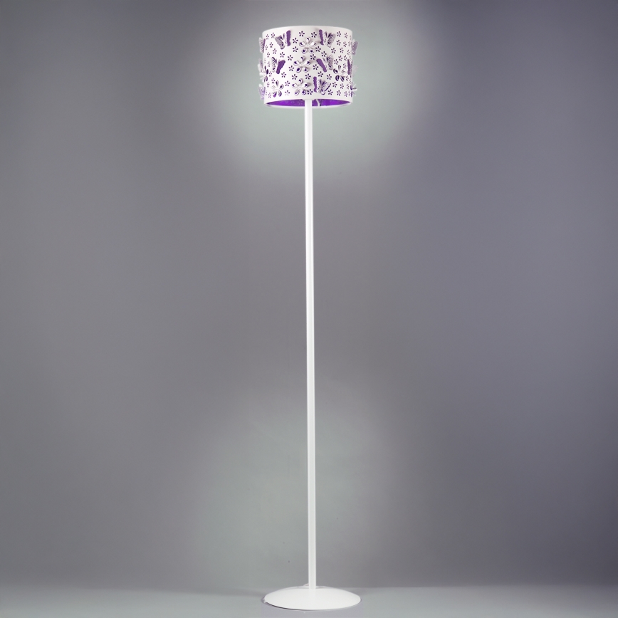 ONLI - Golvlampa TITILLA 1xE27/22W/230V lila/vit