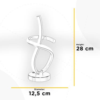 ONLI - LED bordslampa KIRA LED/10W/230V 4000K 28 cm guld