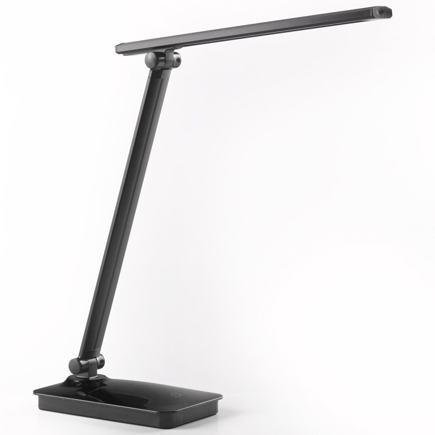 ONLI - LED Dimbar bordslampa med USB-port DESKI LED/7W/230V 4000K svart