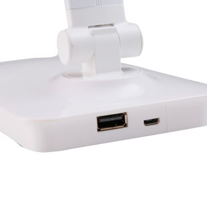 ONLI - LED Dimbar touch bordslampa med USB portem DESKI LED/7W/230V 4000K vit