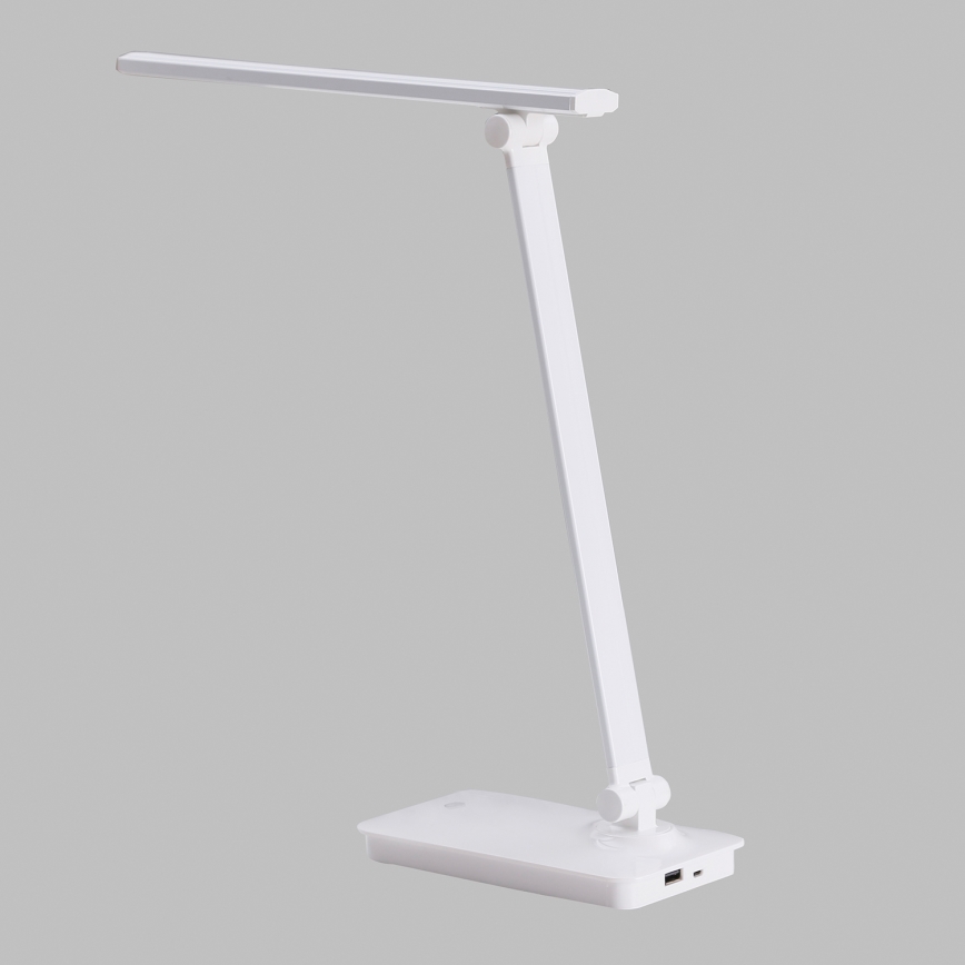ONLI - LED Dimbar touch bordslampa med USB portem DESKI LED/7W/230V 4000K vit