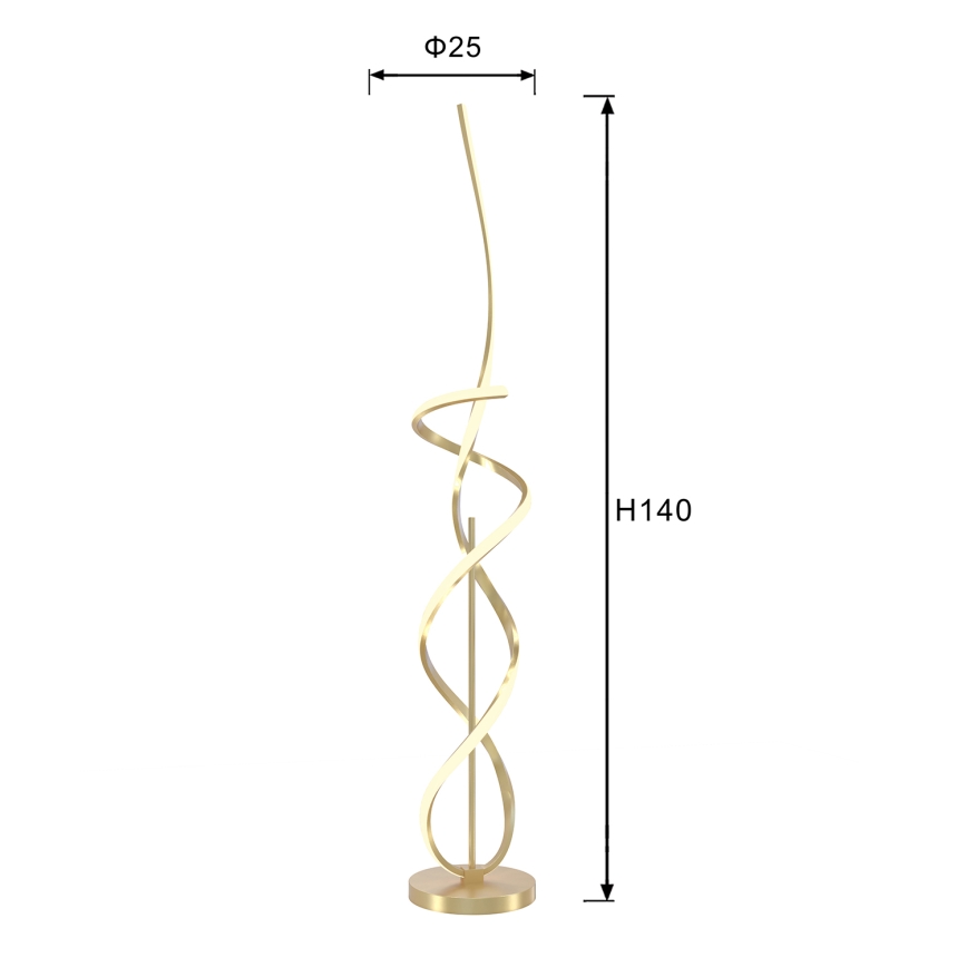 ONLI - LED golvlampa KIRA LED/31W/230V 4000K guld