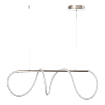 ONLI - LED ljuskrona med textilsladd AMANDA LED/40W/230V 4500K matt krom