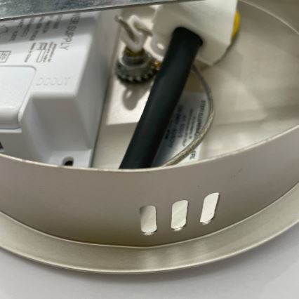 ONLI - LED ljuskrona med textilsladd AMANDA LED/40W/230V 4500K matt krom