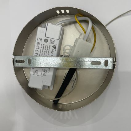 ONLI - LED ljuskrona med textilsladd AMANDA LED/40W/230V 4500K matt krom