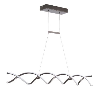 ONLI - LED ljuskrona med textilsladd DNA LED/24W/230V 4000K silver