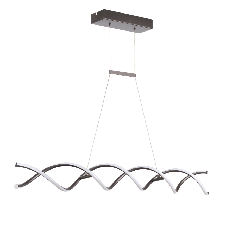 ONLI - LED ljuskrona med textilsladd DNA LED/24W/230V 4000K silver