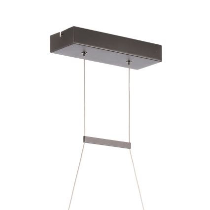 ONLI - LED ljuskrona med textilsladd DNA LED/24W/230V 4000K silver