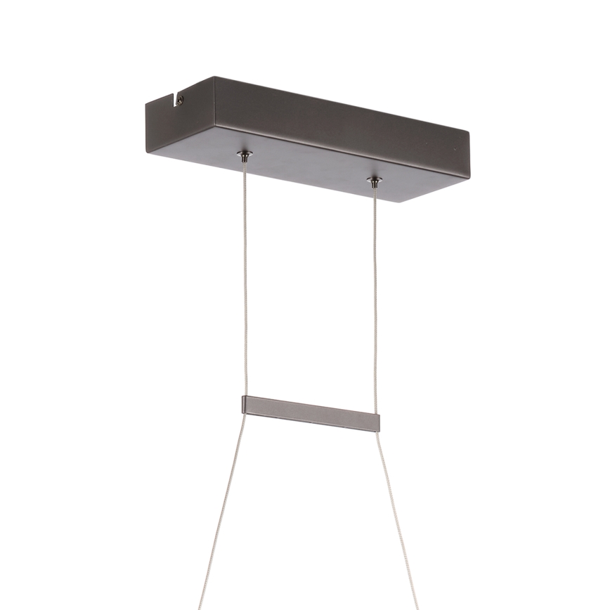 ONLI - LED ljuskrona med textilsladd DNA LED/24W/230V 4000K silver