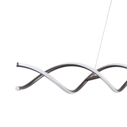 ONLI - LED ljuskrona med textilsladd DNA LED/24W/230V 4000K silver