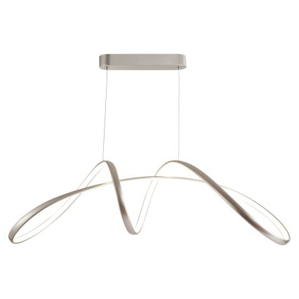 ONLI - LED ljuskrona med textilsladd INFINITY LED/50W/230V 4500K matt krom