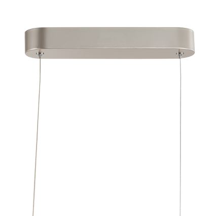 ONLI - LED ljuskrona med textilsladd INFINITY LED/50W/230V 4500K matt krom