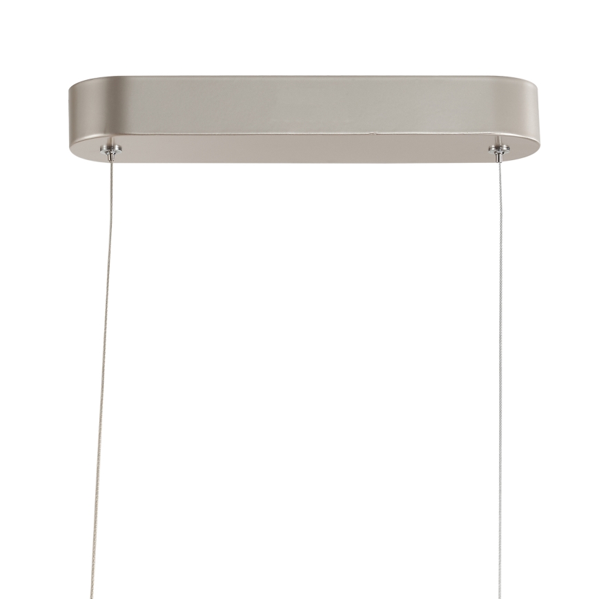 ONLI - LED ljuskrona med textilsladd INFINITY LED/50W/230V 4500K matt krom