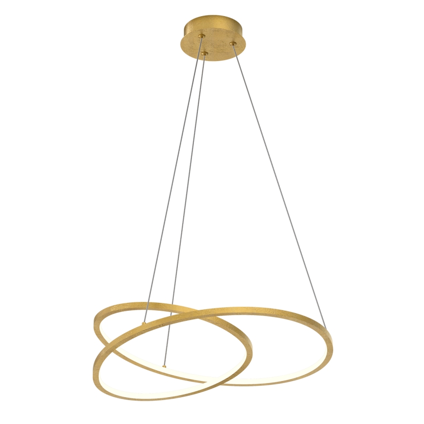 ONLI - LED ljuskrona med textilsladd LIBERTY LED/30W/230V 4000K guld