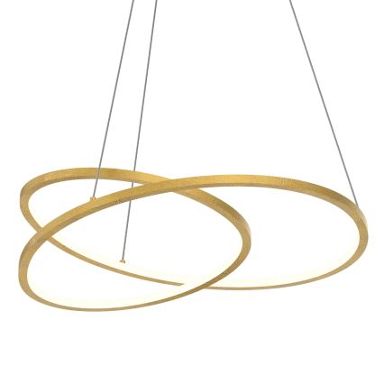 ONLI - LED ljuskrona med textilsladd LIBERTY LED/30W/230V 4000K guld