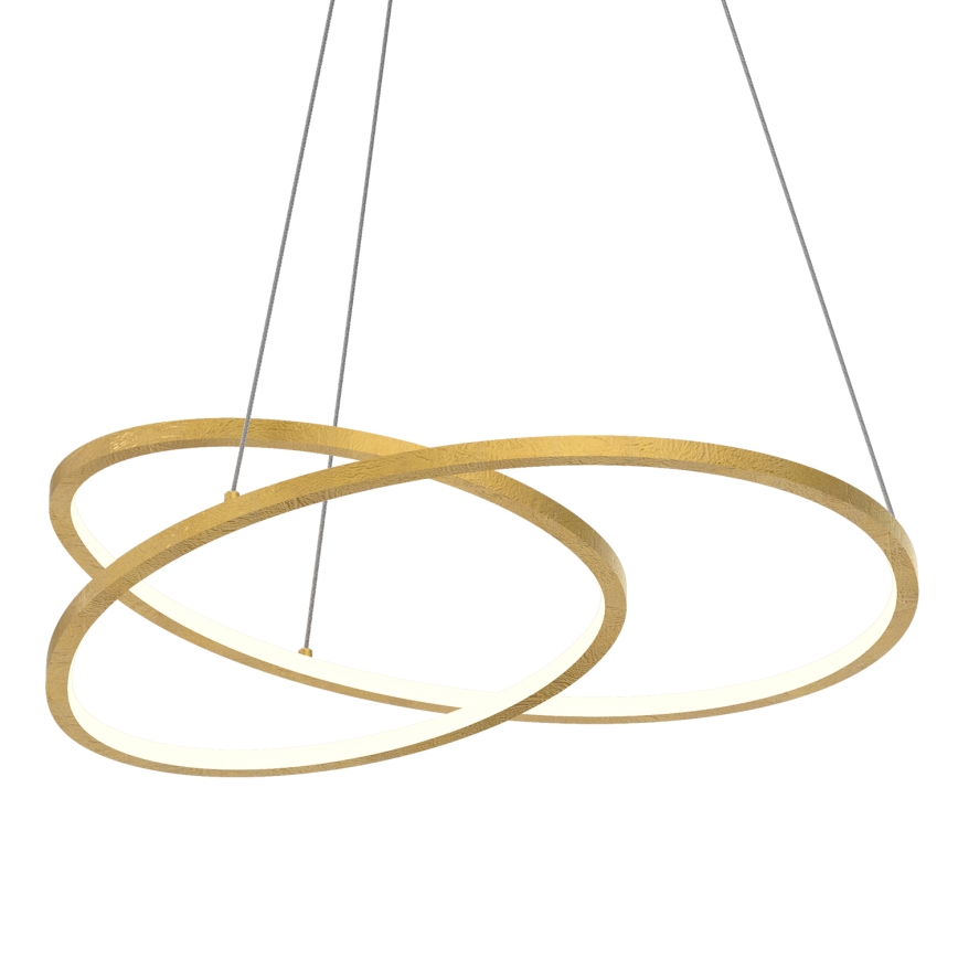 ONLI - LED ljuskrona med textilsladd LIBERTY LED/30W/230V 4000K guld