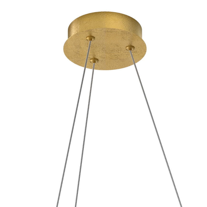 ONLI - LED ljuskrona med textilsladd LIBERTY LED/30W/230V 4000K guld