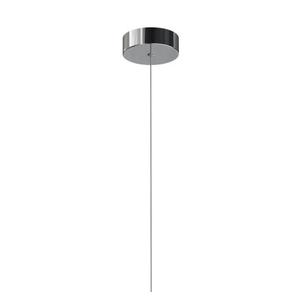 ONLI - LED ljuskrona med textilsladd LOOP LED/40W/230V 4000K skinande krom