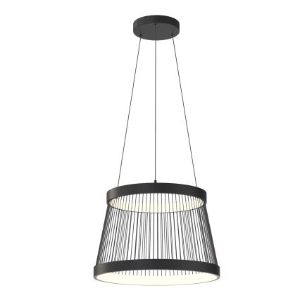 ONLI - LED ljuskrona med textilsladd MATE LED/40W/230V 4000K svart