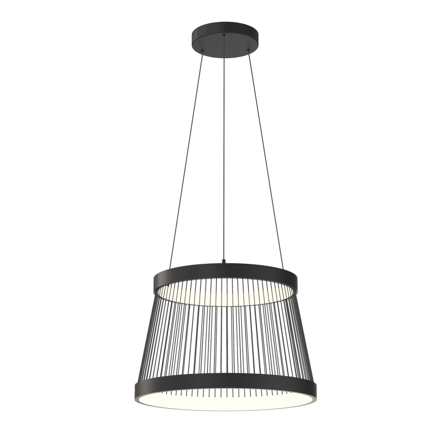 ONLI - LED ljuskrona med textilsladd MATE LED/40W/230V 4000K svart